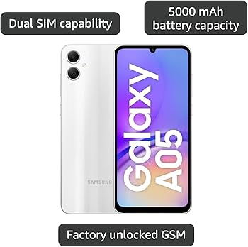 Amazon.com: Samsung Galaxy A05 (SM-A055M/DS), 64GB 4GB RAM, Dual